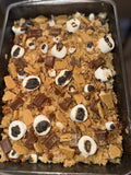 S’mores rice Krispy tray